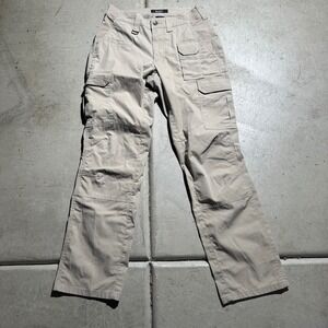 5.11 Tactical Stryke Pants Mens 28x32 Khaki Tan Cargo Work Trousers 74512-055